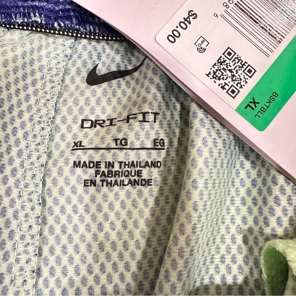Boy’s Blue and Green Nike Dri-FIT Shorts